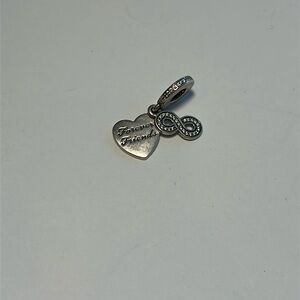 Pandora forever friends dangle charm heart 925 ALE infinity